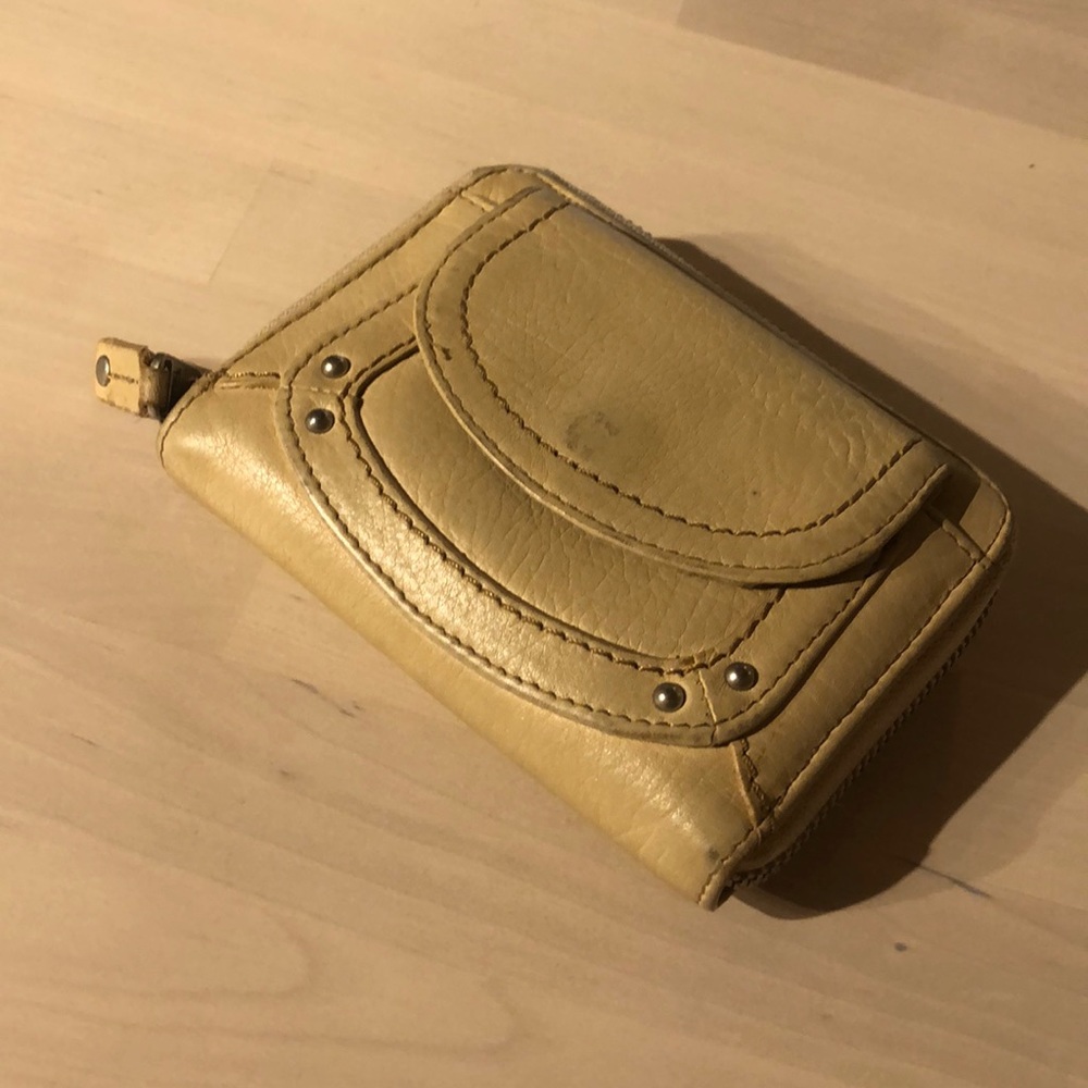 FOSSIL 2 fold zipped wallet with document slot